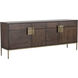 Jade 78.75 X 17.75 inch Antique Brass / Dark Mango Sideboard